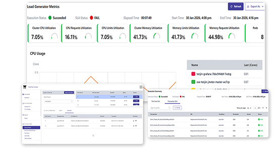 Tenjin Execution Dashboard